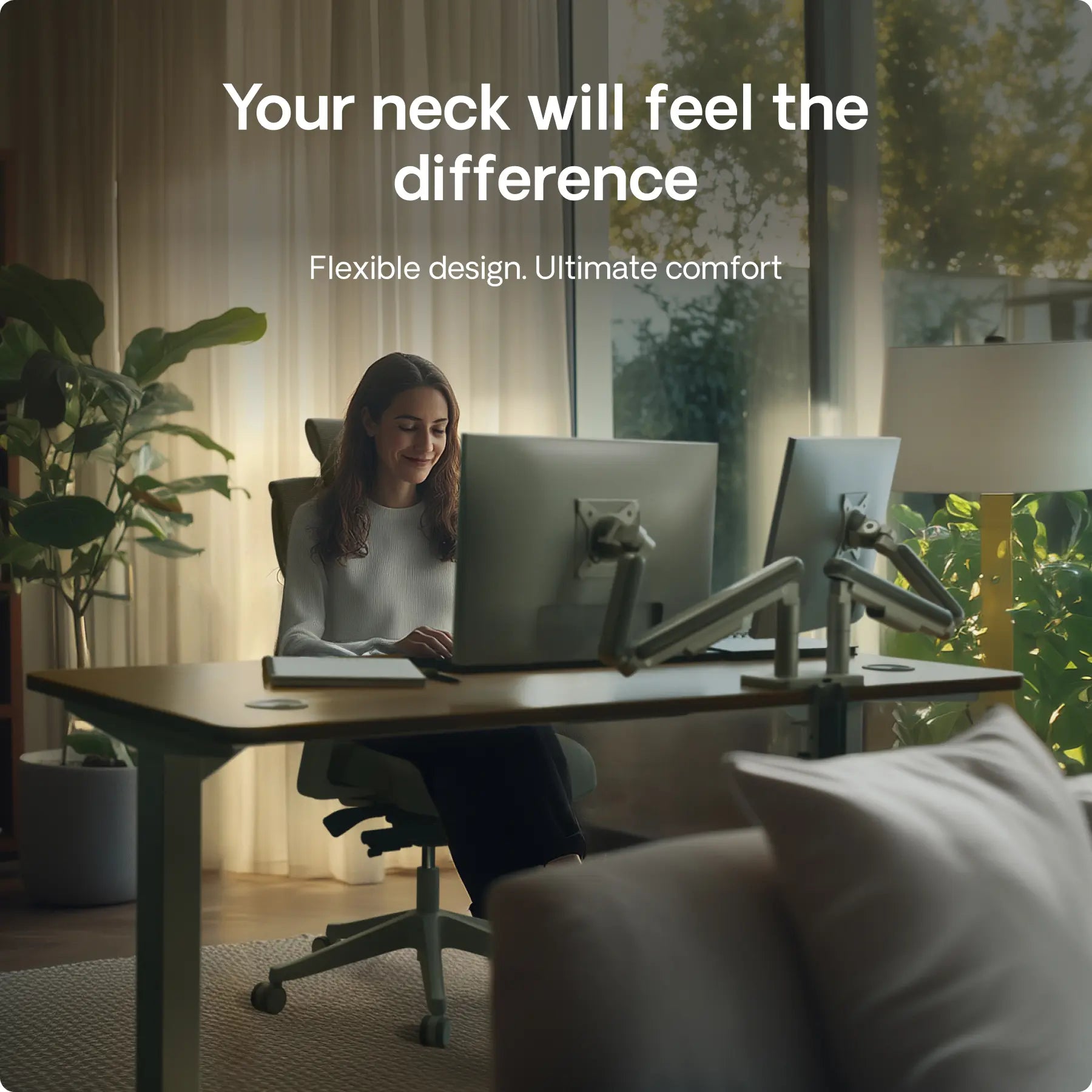 The Lune Pro Monitor Arms