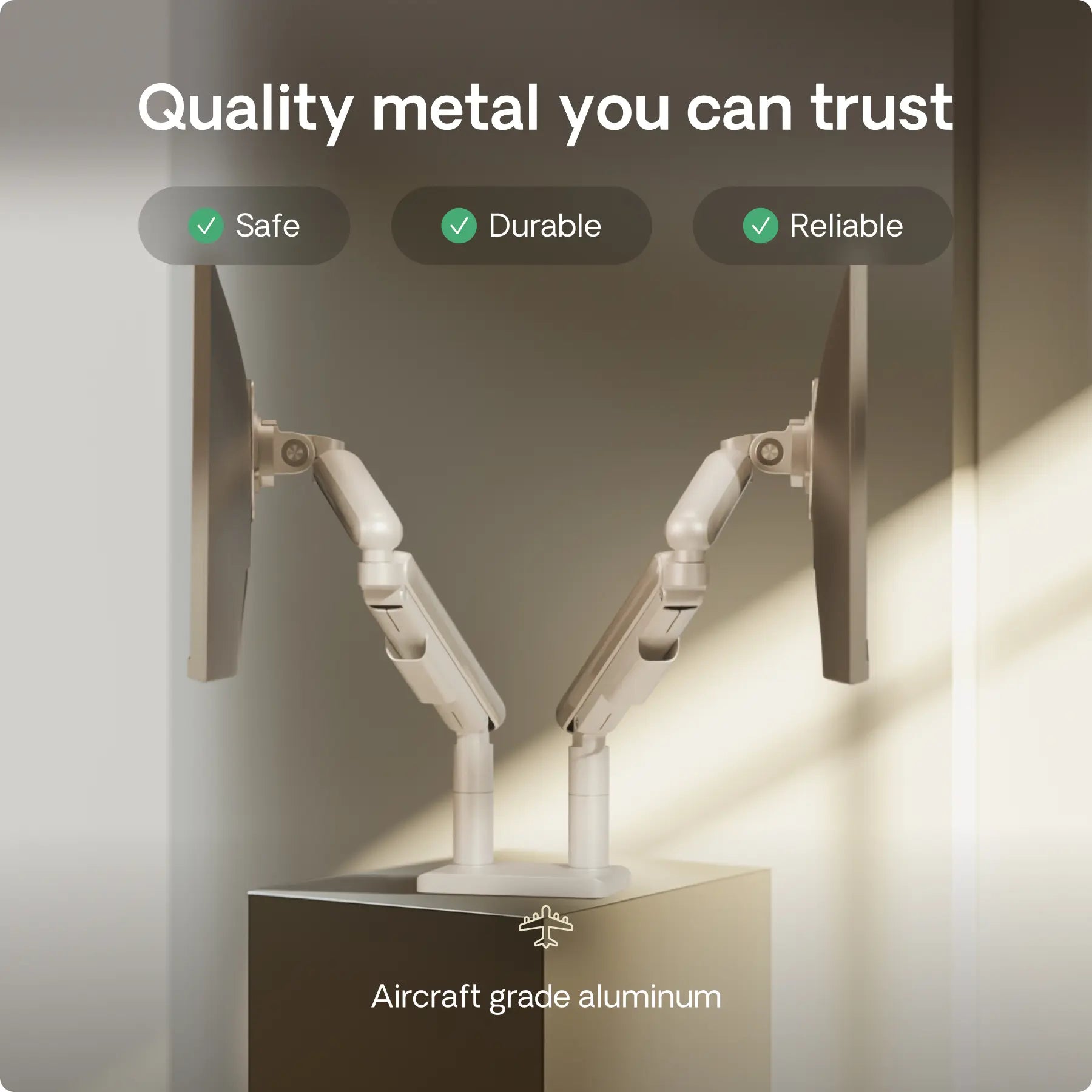 The Lune Pro Monitor Arms